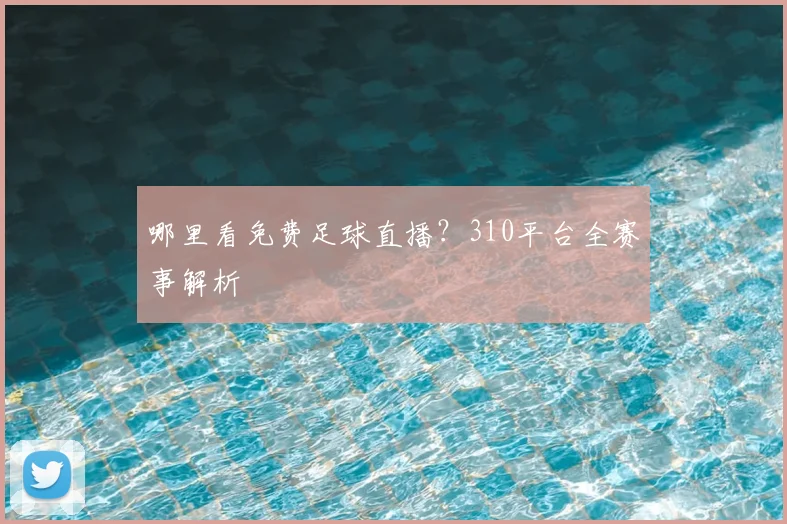 哪里看免费足球直播？310平台全赛事解析